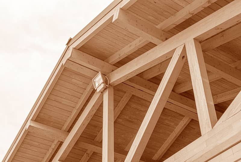 Canne fumarie per tetti in legno